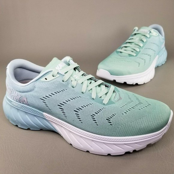 Hoka One One Shoes - HOKA ONE ONE Mach 2 Running Shoes 10 Green Blue